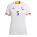 Camisa de time de futebol Bélgica Jan Vertonghen #5 Replicas 2º Equipamento Feminina Mundo 2022 Manga Curta